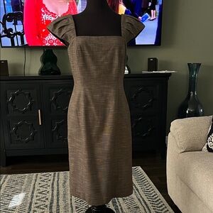 ANTONIO MELANI Brown Midi Dress